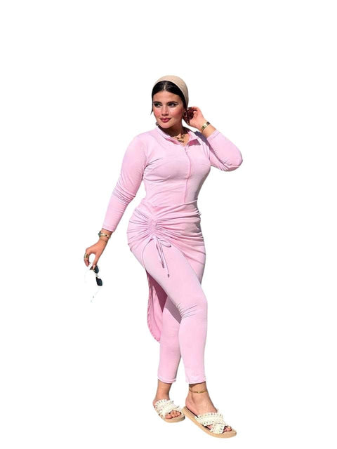 مايوة نسائية بوركيني تريدي طقم سباحة للمحجبات ولغير الحجبات BURkini مع توصيل سريع وممجاني لصيف 2027 ألوان مختلفة