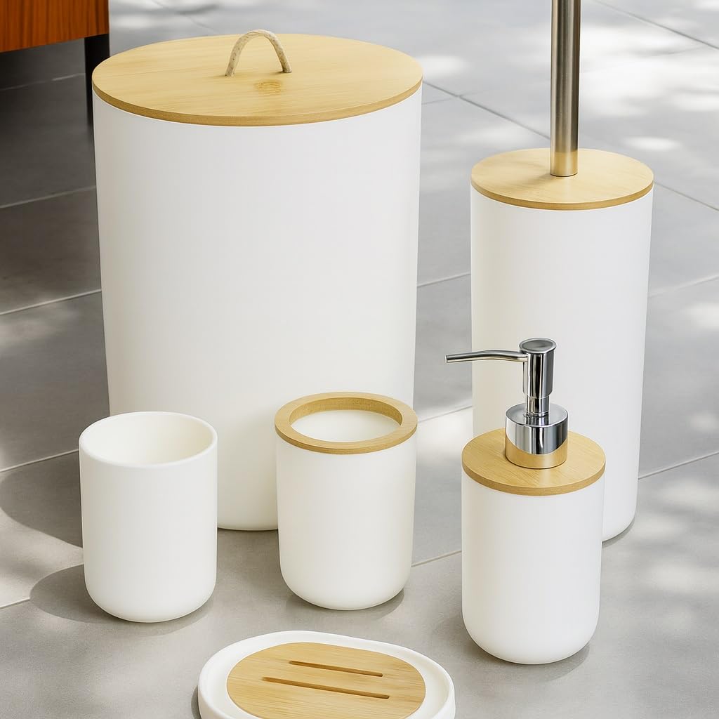 Home Care B-373 Plastic Bathroom Set, Plastic, Bathroom, Home Use