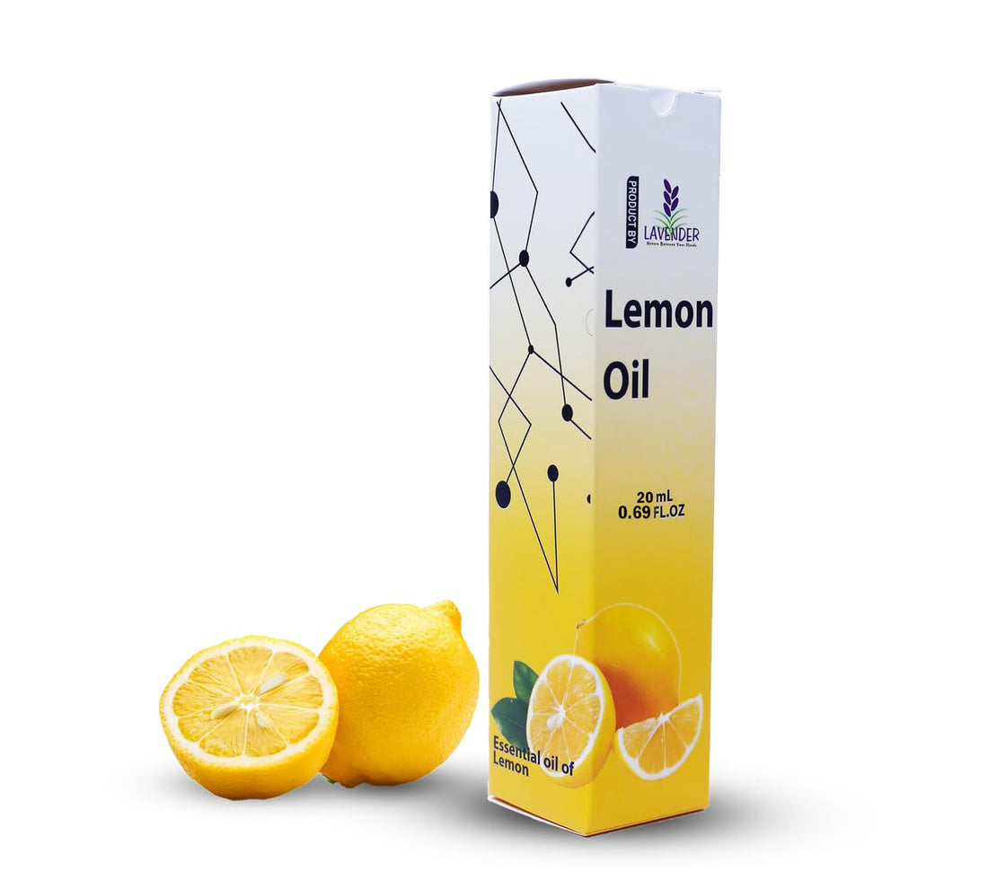 Lavender Lemon Essential Oil, 20ml, Pure Cold-Pressed, Natural Aromatherapy