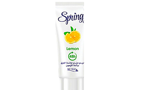 Spring Scented Body Cream Eliminates Bad Odor Whitening Firming Underarm Skin 48h (Lemon)