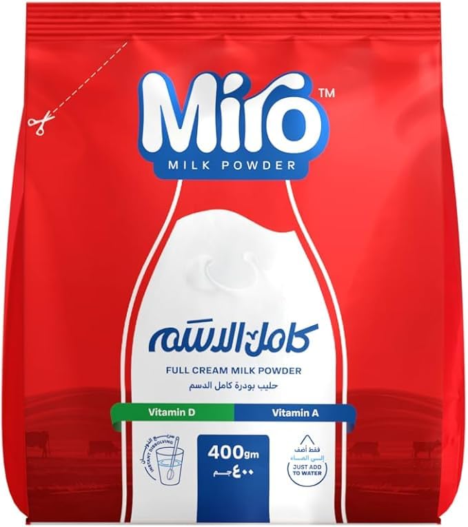Miro milk powder full cream box, 400 gm