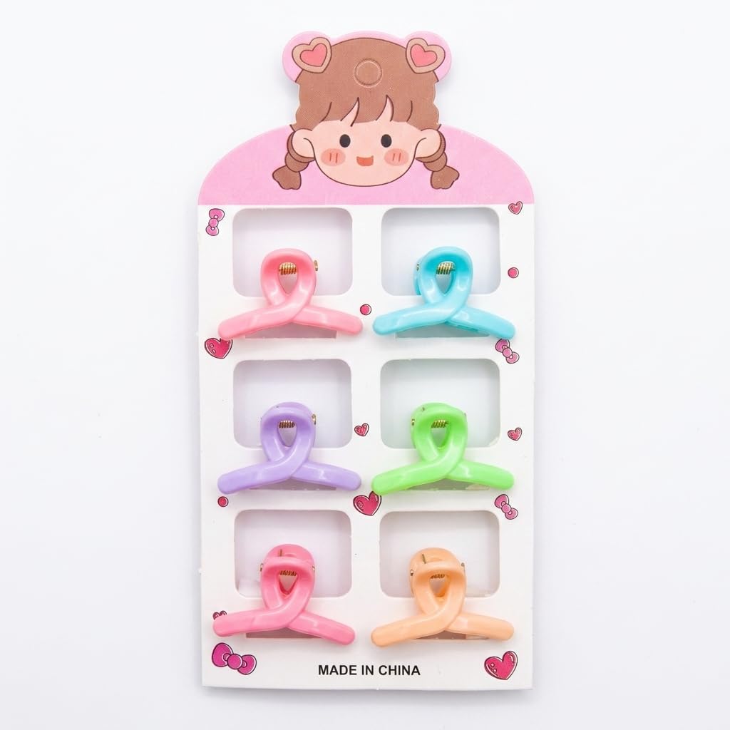 Catch Up Hair Claw Clips Set for Women & Girls – 6 Pieces Stylish Hair Clips, Strong Hold Non-Slip Design, Lightweight Durable Hair Accessories for Daily Styling & Casual Wear