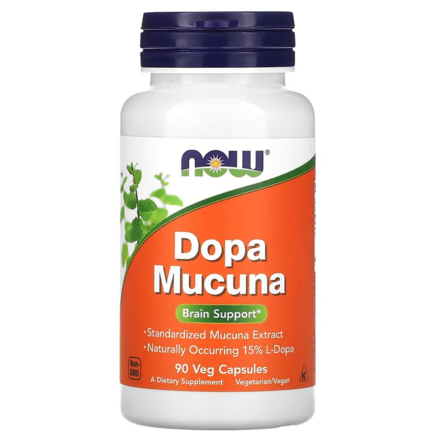 Dopa Mucuna 90 Veg Capsules | Natural L-Dopa Source for Mood & Motivation Support | Non-GMO, Gluten-Free