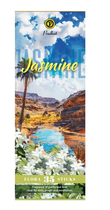 Jasmine Flora Indian Incense Stick 35-Pack