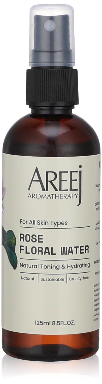 Areej Aromatherapy - Ar 1370 Rose Floral Water 125Ml With An Effective Formula, Its Effect Lasts For A Long Time