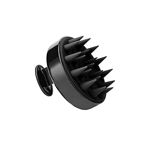 Beauenty Silicone Scalp Massage Brush Massage Comb (Black)