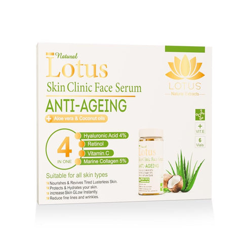 Aloe Vera & Coconut Oil Anti-Ageing Face Serum – Natural Skin Rejuvenation