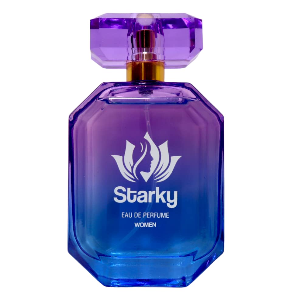 Starky Eau De Perfume Natural Spray Vaporisateur For Women 100ml-Blue