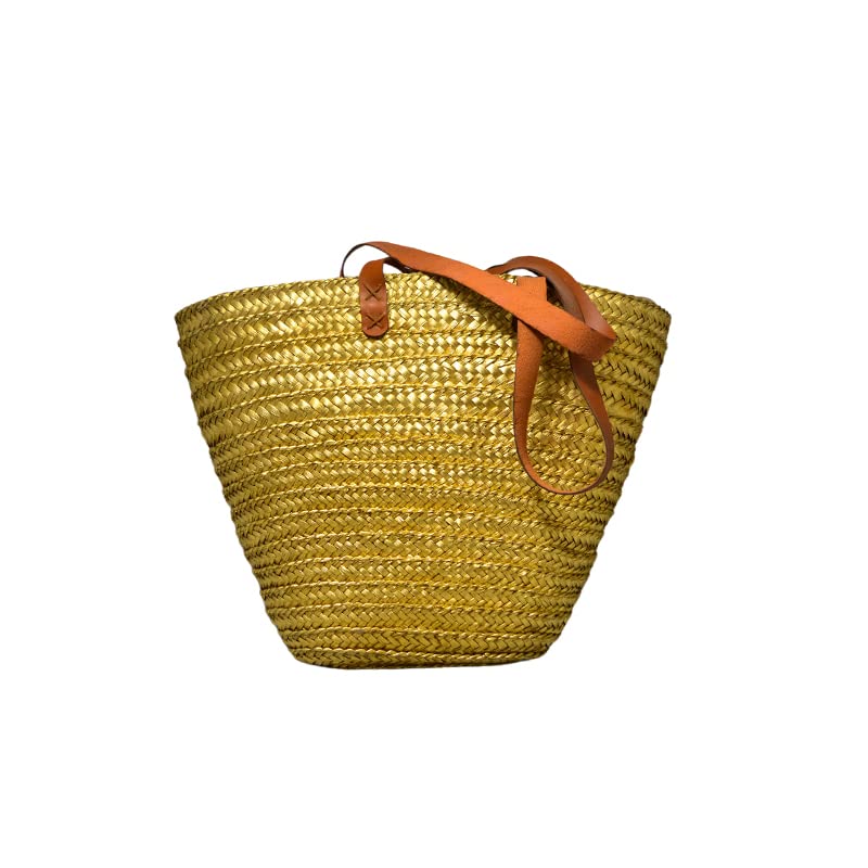 Gold 55 cm Deep 14" Handmade 100% Natural By Grade The Palms