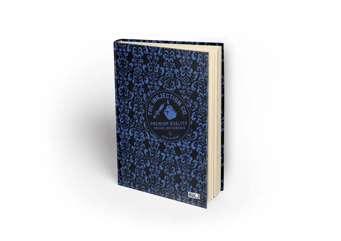 A5 Hardcover Sketchbook blue inkj SKETCH