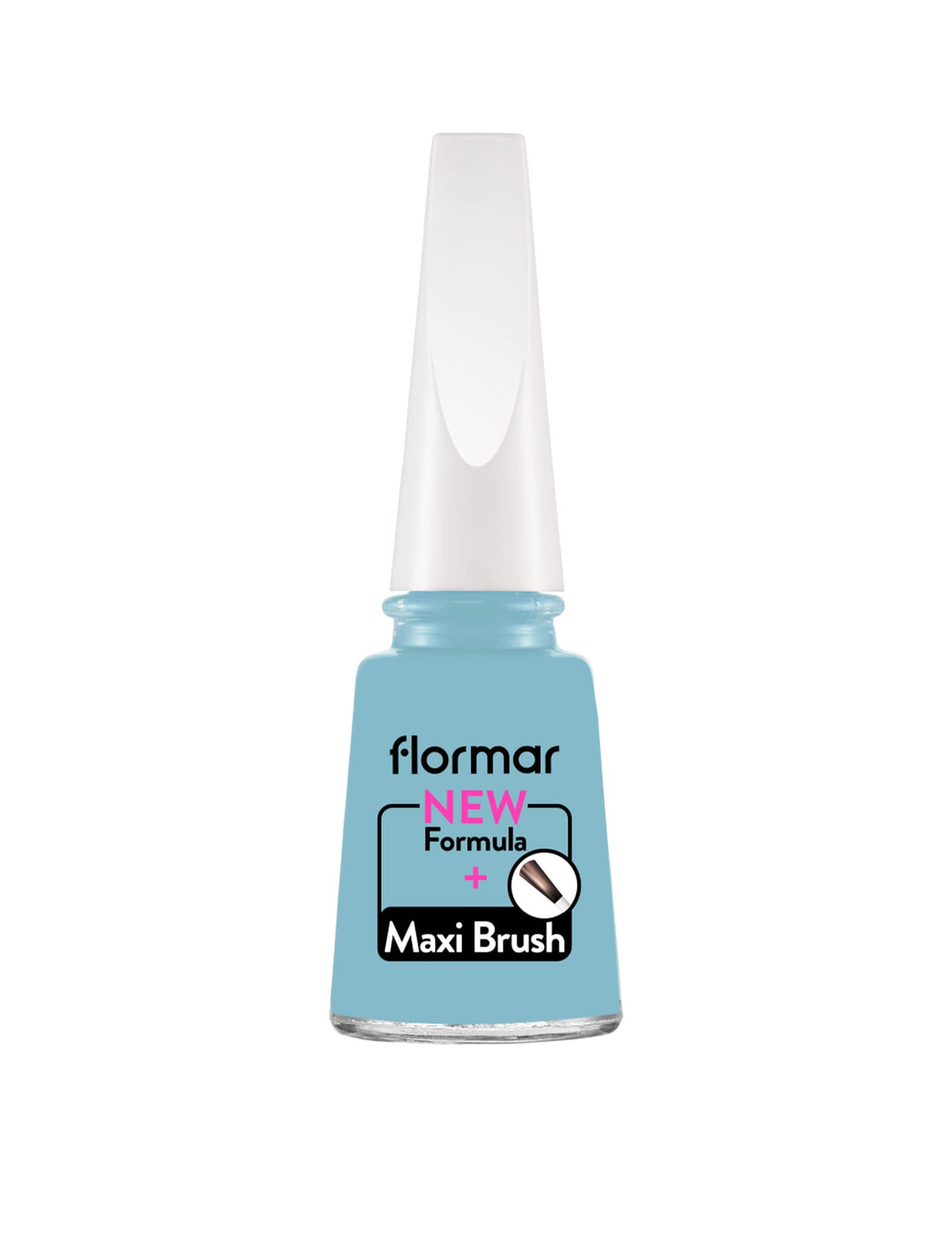 Flormar Nail – Enamel 423 Baby Blue – High Pigment, High Shine, Long-Wear