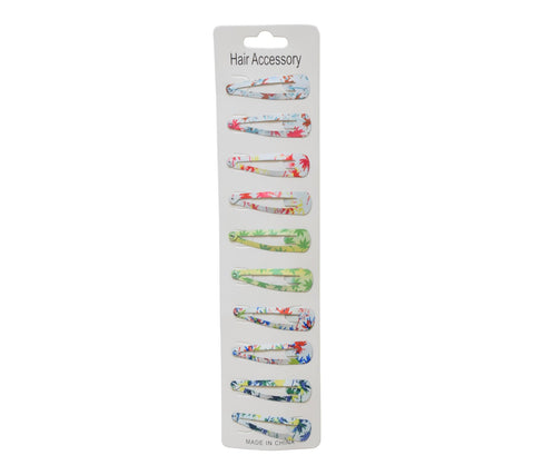 Daphne 12-Piece Flower Hair Clip Set For Girls - Multicolor