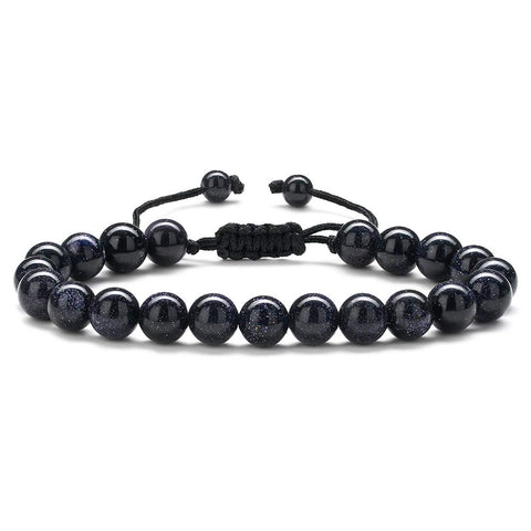 MONOOC Lava Rock Bracelet Gifts for Men - 8mm Lava Rock Bead Bracelet Stress Relief Mens Anxiety Bracelet Aromatherapy Essential Oil Diffuser Bracelets Gemstone Therapy Gifts for Men, Stone,
