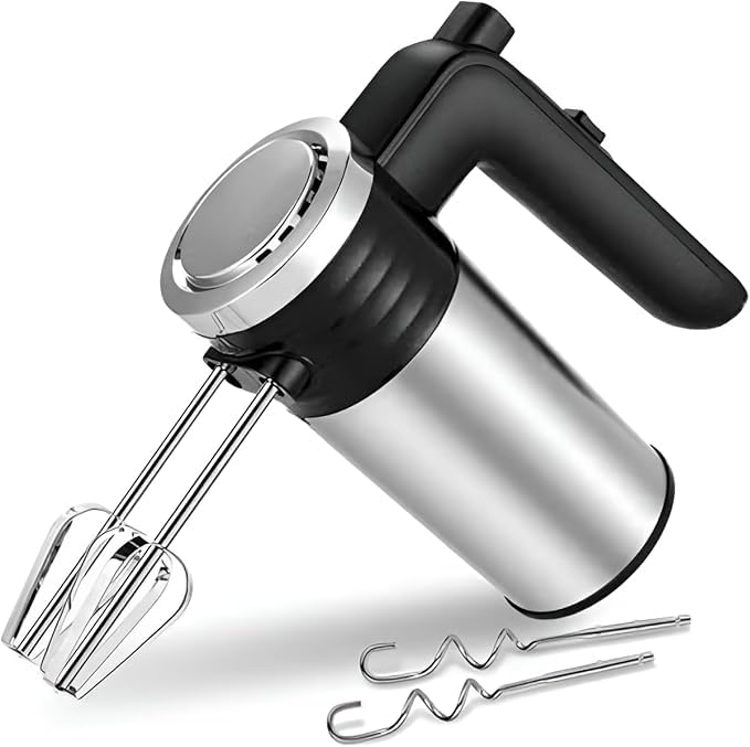 Hand mixer, with Italian technology Stainless Steel, 7 Speeds, 350 Watt, JMK6008