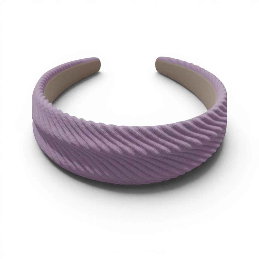 Catch Up Padded Ribbed Headband for Women & Girls, Soft Comfortable Non-Slip Hair Hoop, Stylish Ribbed Fabric Hair Accessory for Daily Wear, School, Work & Parties