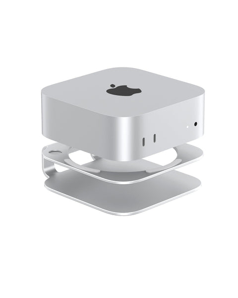 Pro Cooling Stand for Mac mini M4, Aluminum Stand with Quiet Chill Fan, Enhances Performance and Accessibility, Premium Tech Accessory