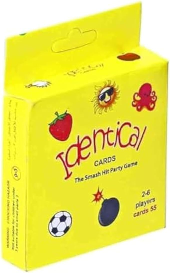 Cards Party Game, 2-6 Players, 55 Cards, Identical Fun Family Card Game