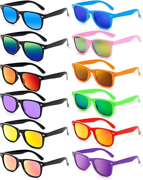 Kids Sunglasses Reflecting Sunlight Fashion Lightweight Sunglasses for Kids to Protect from Bright Light During Playing and Outdoor Trip (Multicolor)