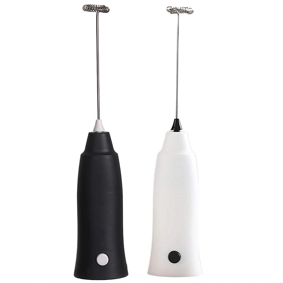Coffee Frother, Battery Operated Milk Shake Mixer Handheld Coffee Drink Mixer for Cappuccino Hot Chocolate Egg Whisk (Black, 1)