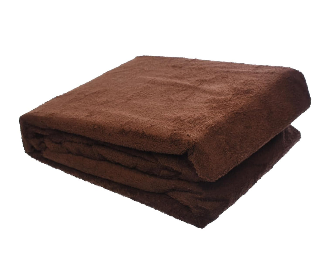 Waterproof Stick Bed Sheet, 200 cm x 200 cm Size, Brown