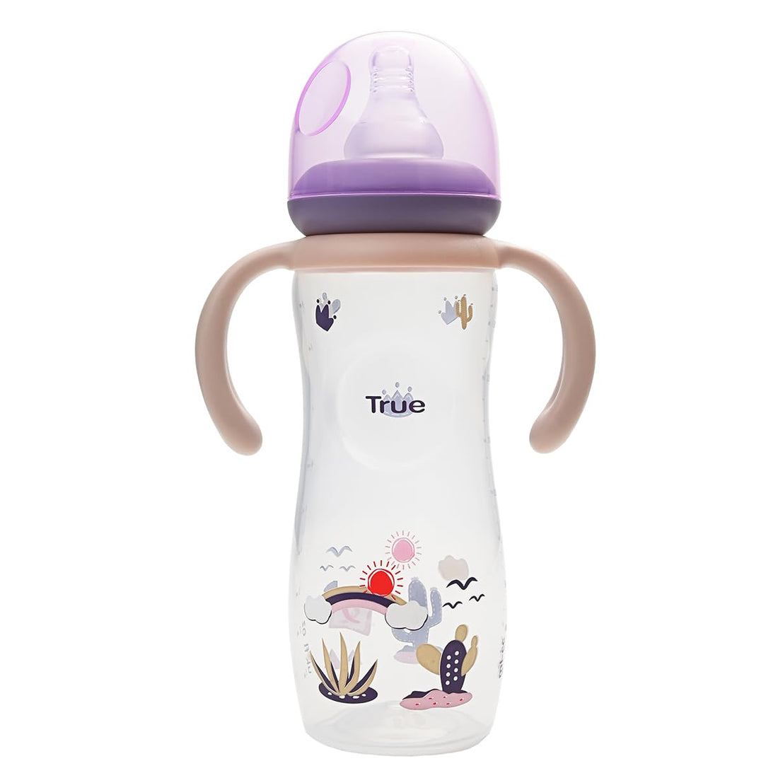 True Gold Standard bottle with handles 260ml with silicon teat 3+m