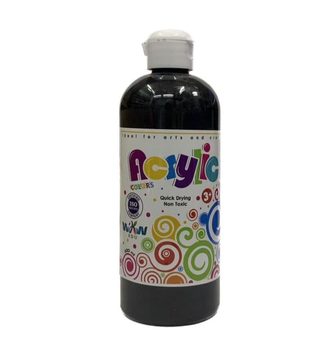 AC02 Acrylic Glass Bottle 600ml Black