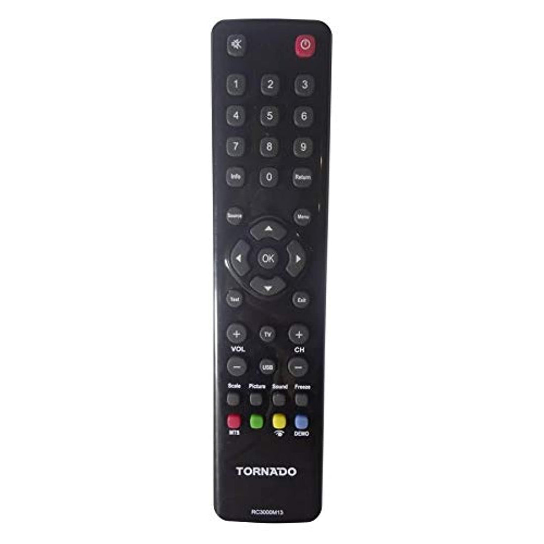 tornado TV Screen Control Remote (Black)