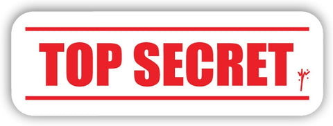YM Sketch Laptop Sticker - Top seceret| 6x6 cm area size, 1Pcs| easy peeling and Stick Gift For college,office,artists,students,your car,notebook,laptop,fridge,desk,skateboard