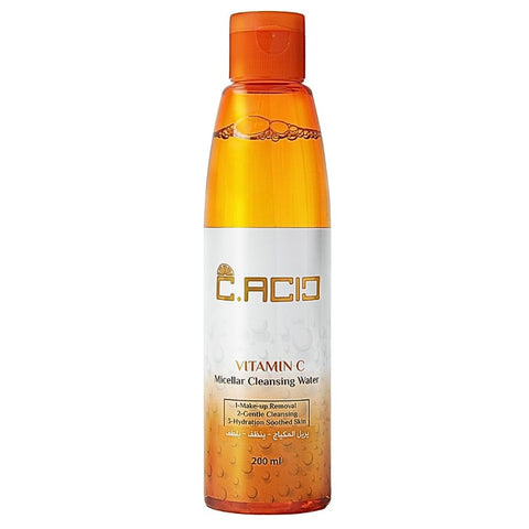 Vitamin C Micellar Water – 200 ml – Deep Cleansing - Makeup Removal & Radiance Boos- Evens Skin Tone - Instant Radiance - Suitable for All Skin Types