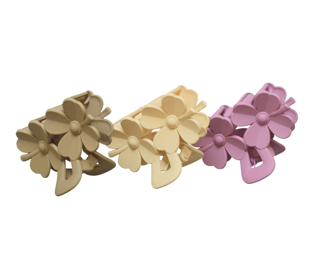 Daphne 3-Piece Girls' Hair Clip - Multicolor -1880