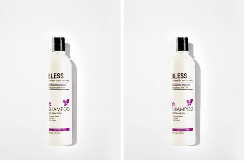 Bless SHAMPOO – SHEA BUTTER – SULFATE FREE 300ML (Pack of 2)