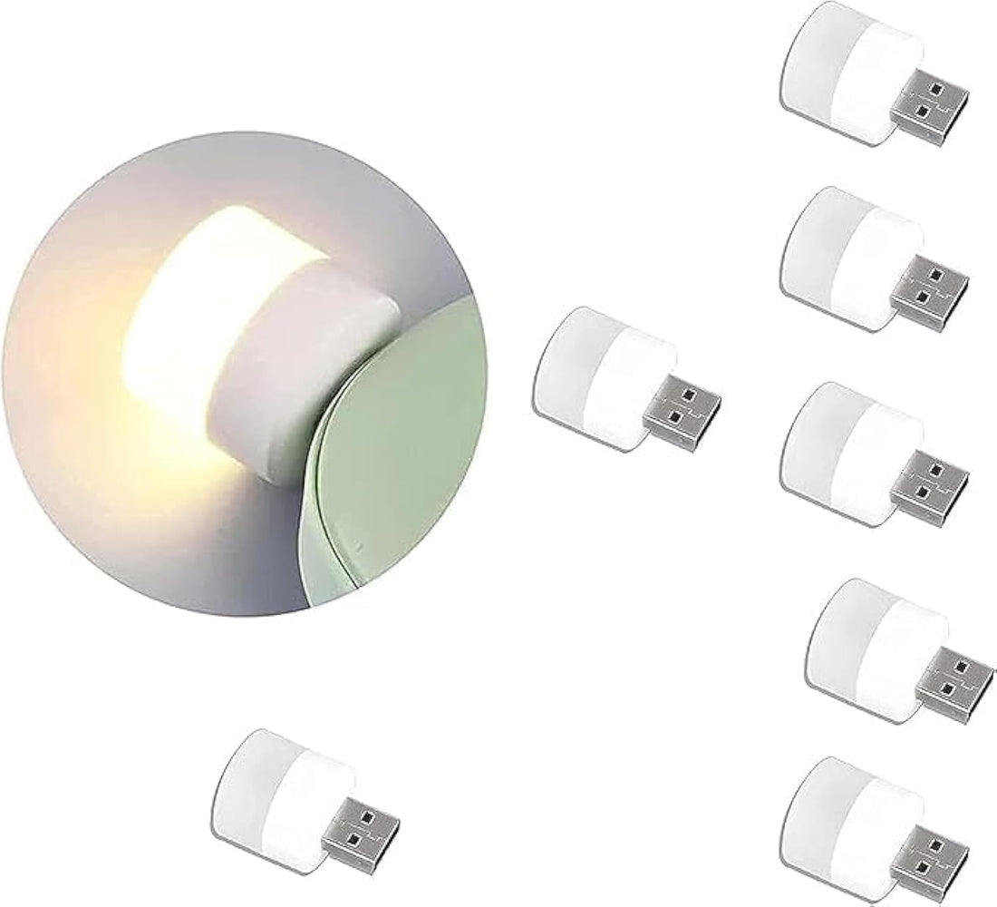Plug in LED Night Light Mini USB LED Light Flexible USB LED Ambient Light Mini USB LED Light, LED Portable car Bulb| Indoor| Outdoor| Reading| Sleep (7)