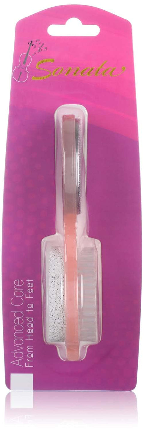 Sonata 3 in 1 Foot Care Brush - Violet
