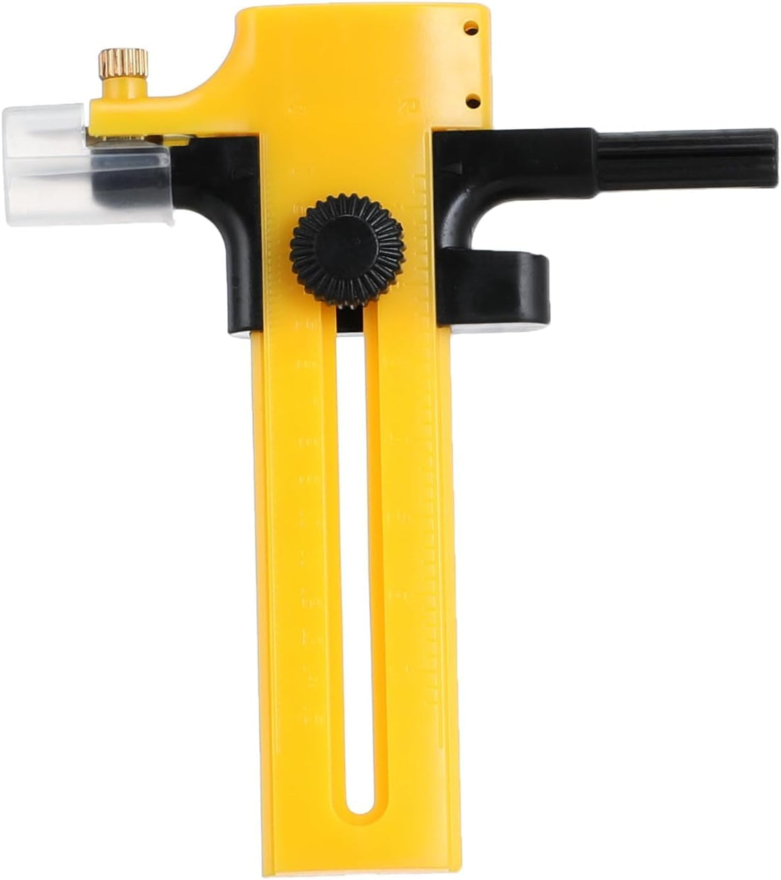 Circle Cutter 10-150 MM With 3 Sharp Blades With Plastic Handle - Yellow Black