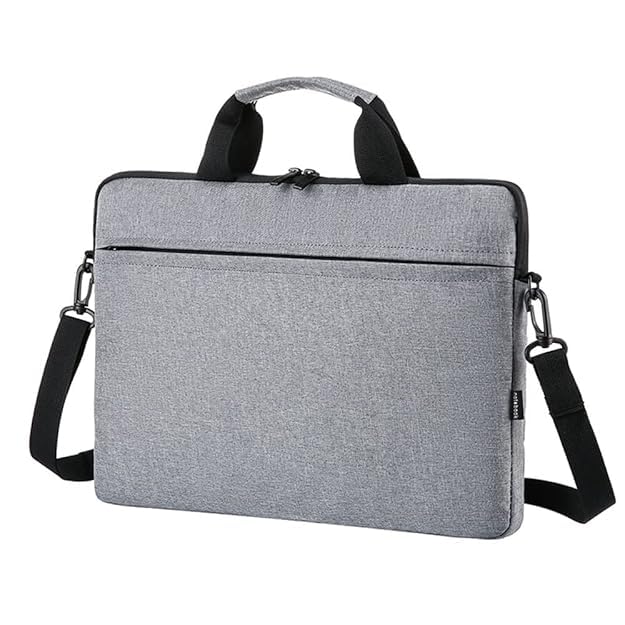 Laptop Shoulder Crossbody Bag 12-15.6 Inch - Scratch-Resistant Oxford Fabric - Water-Resistant and Durable - with Shoulder Strap