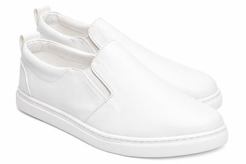 Romba Sport Men's Casual Slip On Shoes - Soft Leather Material - Comfortable Everyday Use, Work & Outdoor - Lightweight Flexible Sole