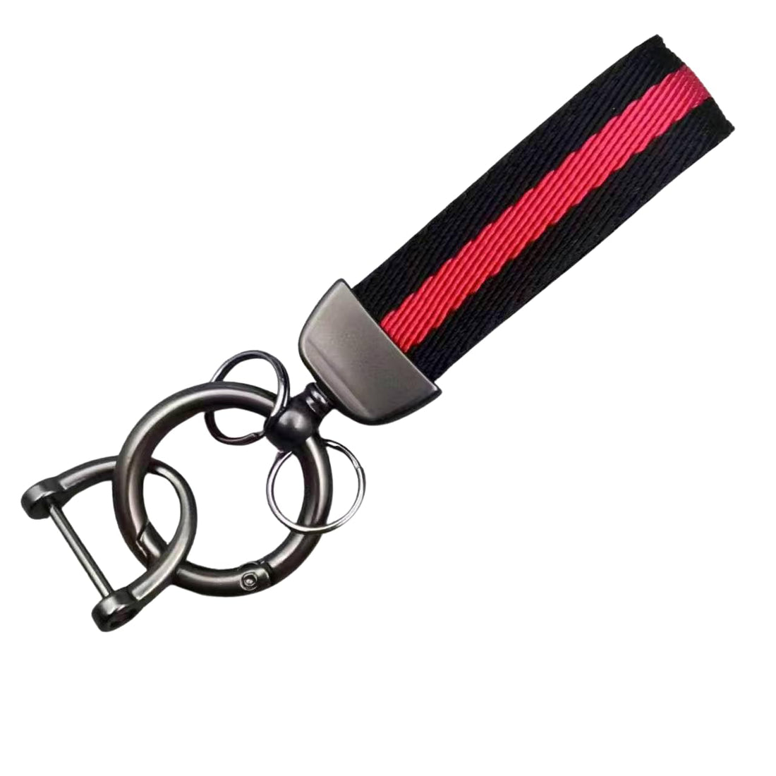 Genuine Leather Car Keychain for Car, Metal Chain Keyring Styling Decoration Accessories Keyring Gift for Women and Men
