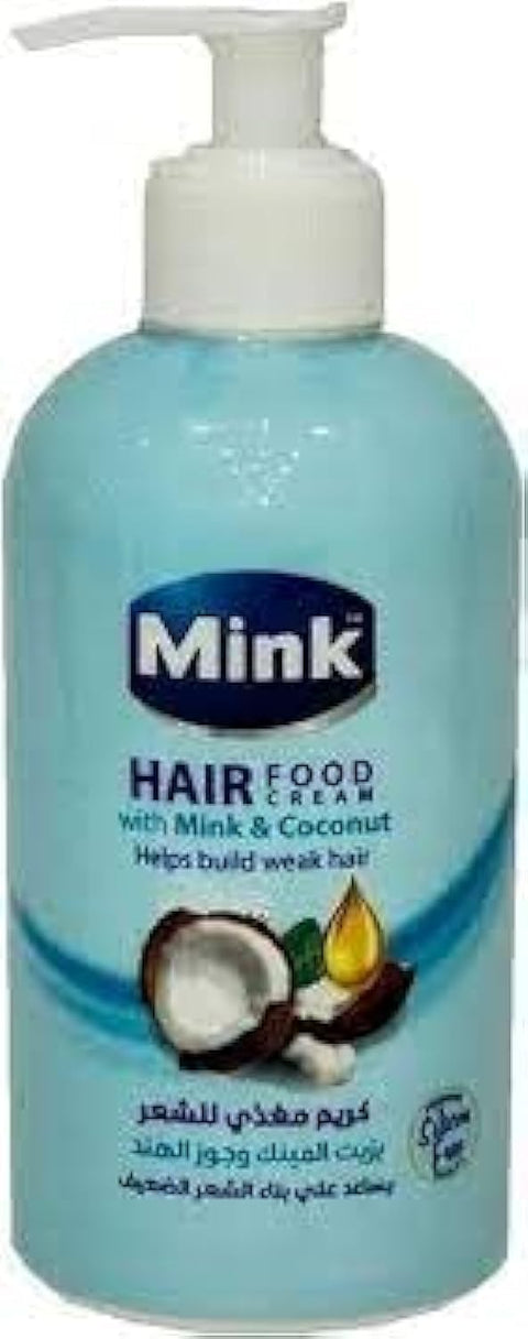 Mink Nourishing Hair Cream with Mink & Coconut Oil - 350ml