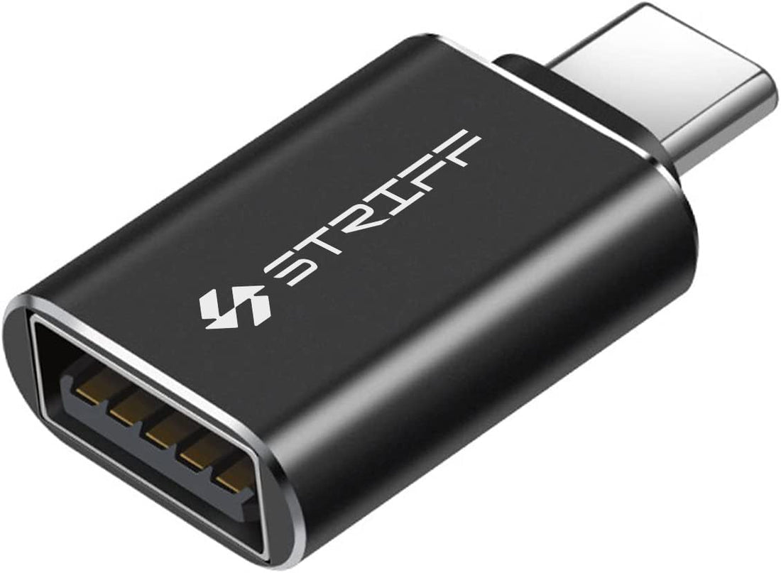 STRIFF Type C 3.1/3.0 to USB A Female OTG Adapter Compatible with MacBook Pro/Air 2019 2018 2017, Galaxy S20 S20+ Ultra Note 10 S9 S8USB Adapter, MacBook Air 2018 & All Type-C Devices