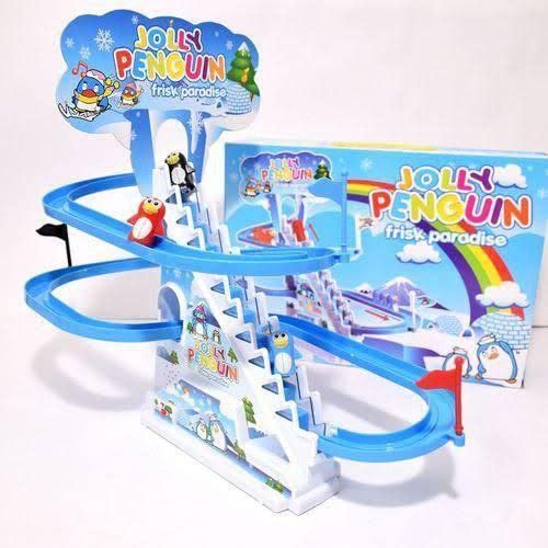 Wonka Penguin Park Racing/Climbing Stairs/Skiing Toy