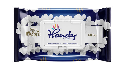 Handy Refreshing Wet Wipes Pack of 120 Wipes