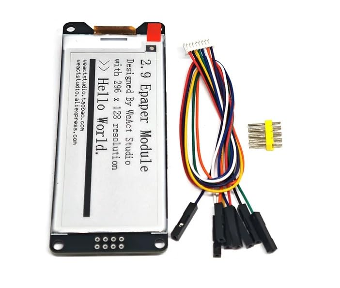 2.9 Inch E-Paper E-Ink Display Module - Black White SPI Interface ESP32 Compatible Electronic Screen