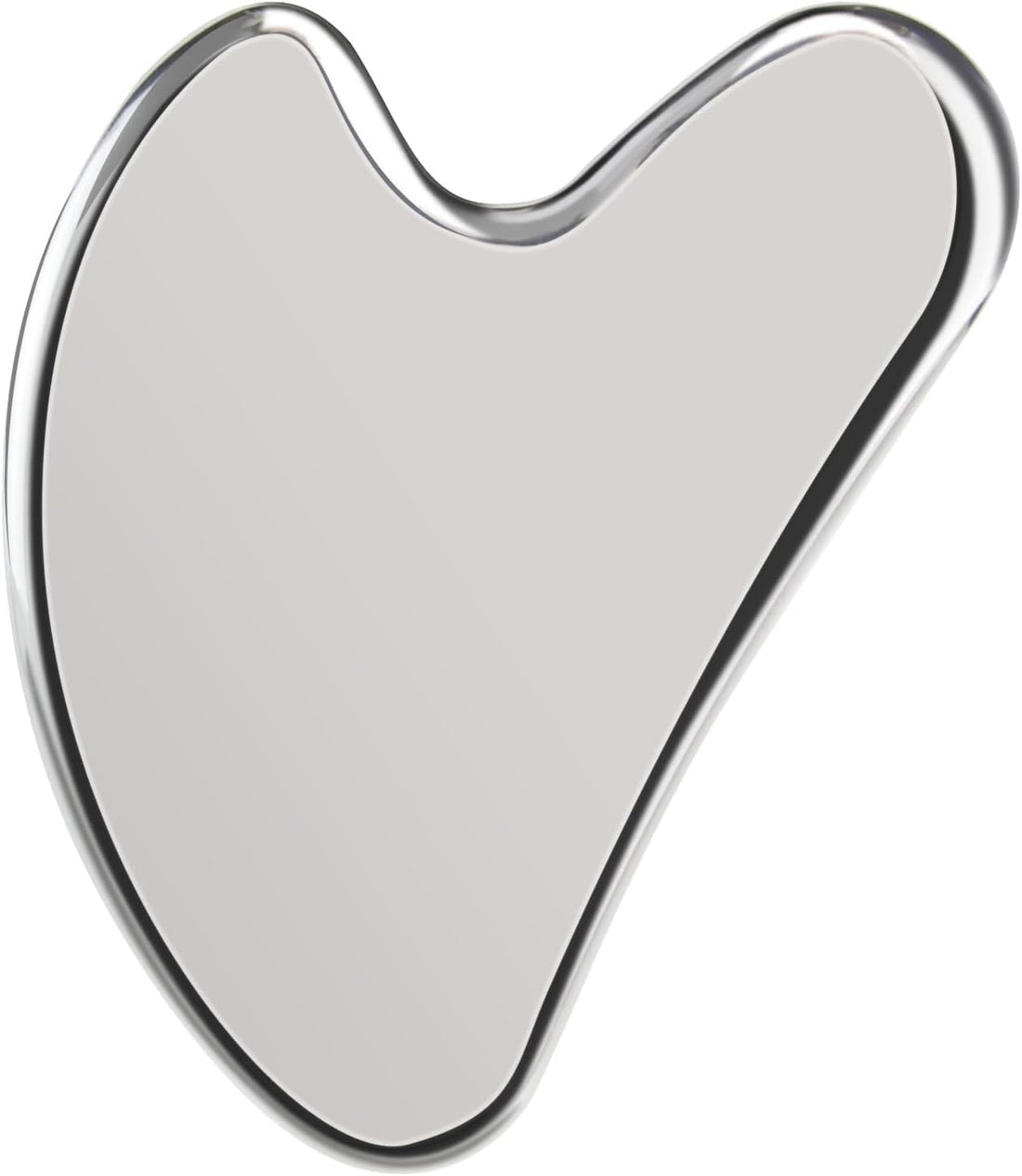 Stainless Steel Gua Sha Facial Tools, Guasha Tool for Face, Metal Gua Sha Tighten Skin Massage Tool, Guasha Beauty Scraping Tool for Face, SPA, Body Skin Care Body Massager-90GM