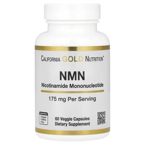 NMN 175mg – 60 Veggie Capsule – Cellular Energy & Healthy Aging Support – NAD+ Precursor – Non-GMO, Gluten-Free