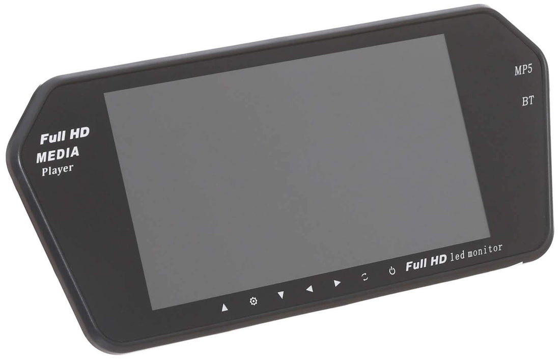 Generic 7 Inch LCD Touch Screen Display Panel 1024x600 Capacitive Screen HDMI Monitor For car, Built,in Speaker, Bluetooth , Black