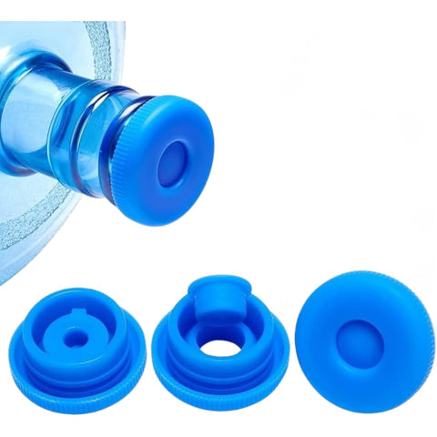 1 Piece Reusable Gallon Water Jug Cap 55 Mm Bottles Silicone Non Spill Lid Anti Splash Seal Replacement Cover Secure Drinking Dispenser Accessory Home Office Outdoor Use