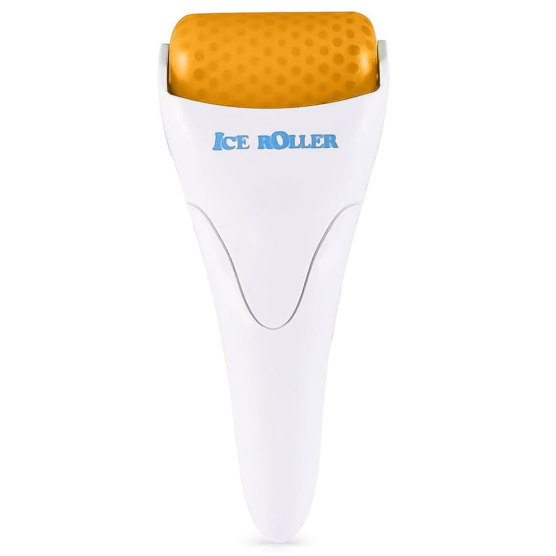 Ice Roller - Face Roller, Made To Improve Skin Tone, Perfect For Fine Lines, Blemishes & Redness, For Puffiness, Skin Care, Cold Therapy Massager For Face, Eyes & Body, Soothing Beauty Tool (Orange)
