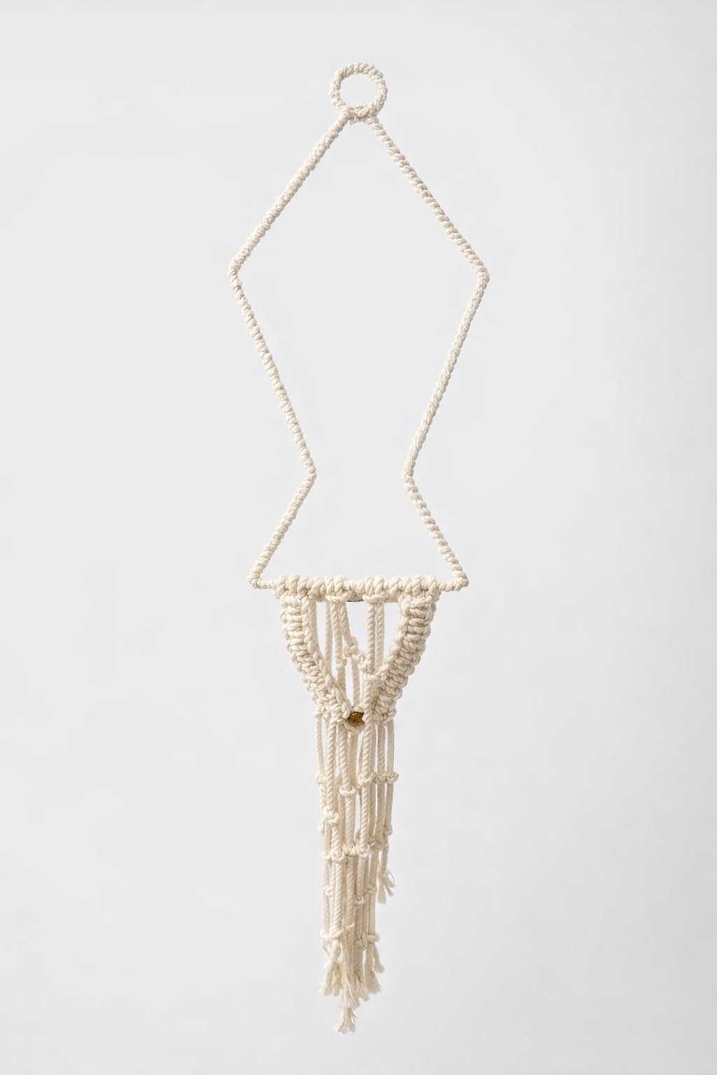 Handmade Macrame Plant Stand - Elegant Bohemian Wall Decor for Home Office by Dollar for Import Housewares