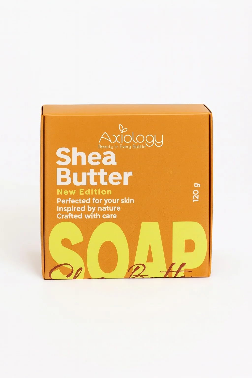 Axiology Shea Butter Soap, New Edition, Perfected for Skin, Inspired by Nature, 120g