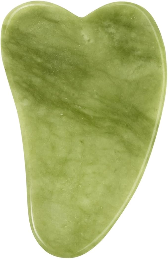 Gua Sha Board Natural Jade Face Massager Gua sha Sc Board Facial Guasha Meridian Muscle Relaxation Skin Lifting Face Thin Gouache Sc (Color : 1)